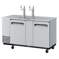 Turbo Air TBD-3SD-N 69 1/8" Draft Beer System w/ (3) Keg Capacity - (2) Columns, Stainless, 115v