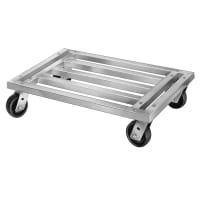 Channel 24" Mobile Dunnage Rack w/ 1200 lb Capacity, Aluminum (MD2448)