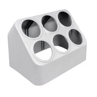 Vollrath 52644 Silv-a-Tainer - Holds 6 Cylinders, Plastic Gray