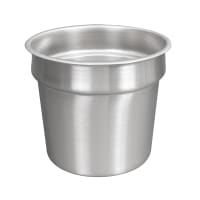 Vollrath 78184 7 1/4 qt Vegetable Inset - Fits 8 1/2" Opening, Stainless