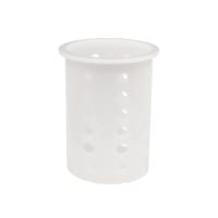 Vollrath 52643 Flatware Cylinder - 5 5/8" White Plastic