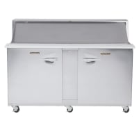 Traulsen UPT7230-LR 72" Dealer's Choice Sandwich/Salad Prep Table w/ Refrigerated Base,...