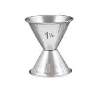 American Metalcraft J204 Double Jigger - 1 & 1 1/2 oz, Satin Stainless