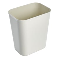 Rubbermaid FG254000BEIG 7 qt Rectangle Waste Basket - Plastic, Beige