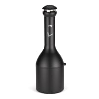 Rubbermaid FG9W3300BLA Pole Cigarette Receptacle w/ (1200) Butt Capacity, Domed Top