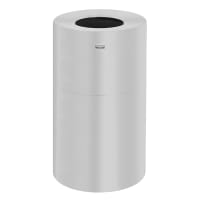 Rubbermaid FGAOT35SAPL 21 gal Indoor Decorative Trash Can - Metal, Satin Aluminum