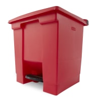 Rubbermaid FG614300RED 8 gal Step-On Container - Red