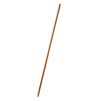 Rubbermaid FG635100LAC 54" Threaded Wood Broom Handle - Lacquered