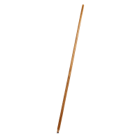 Rubbermaid FG636100LAC 60" Threaded Wood Broom Handle - Lacquered