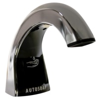 Rubbermaid FG401832 Liquid Soap Dispenser- 800/1600 ml Refills, Metal Spout, Polished Chrome/Black