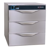 Alto-Shaam 500-3D 24.63"W Freestanding Warming Drawer w/ (3) 23" Compartments, 120v