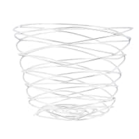 American Metalcraft FRUC7 7" Round Wire Basket, Chrome