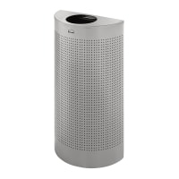 Rubbermaid FGSH12SSPL 12 gal Indoor Decorative Trash Can - Metal, Stainless Steel