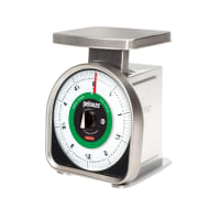 Rubbermaid FGYG180R Pelouze Portion Scale - Dial Type, 5 lb x 1/2 oz, Aluminum/Stainless