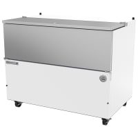 Beverage-Air SM49HC-W Milk Cooler w/ Top & Side Access - (768) Half Pint Carton Capacity, 115...