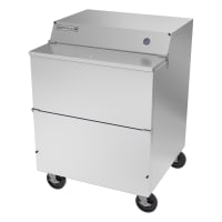 Beverage-Air SMF34HC-1-S Milk Cooler w/ Top & Side Access - (512) Half Pint Carton Capacity,...