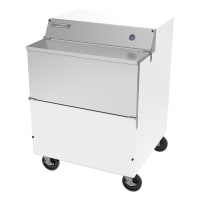 Beverage-Air SMF34HC-1-W-02 Milk Cooler w/ Top & Side Access - (512) Half Pint Carton Capacit...
