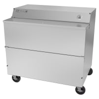 Beverage-Air SMF49HC-1-S Milk Cooler w/ Top & Side Access - (768) Half Pint Carton Capacity,...