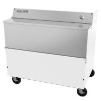 Beverage-Air SMF49HC-1-W-02 Milk Cooler w/ Top & Side Access - (768) Half Pint Carton Capacit...