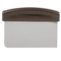 American Metalcraft DSP6705 Dough Cutter/Scraper w/ Handle, 6" x 4 1/2", Stainless/Plas...