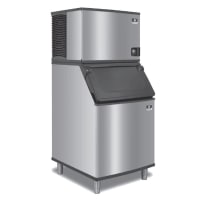 Manitowoc Ice IYF0300W/D570 310 lb Indigo NXT™ Half Cube Ice Maker w/ Bin - 532 lb Storage, Water Cooled, 115v