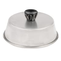 American Metalcraft BA640A 6" Basting Cover w/ Bakelite Knob, Black, Aluminum