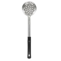 American Metalcraft SPNP6 6 oz Ladle Style Perforated Bowl, 3 3/4 in, Grip Handle, Black