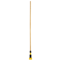 Rubbermaid FGH216000000 60" Gripper Wet Mop Handle - Wood/Yellow