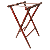 GET 30 1/4"H Tray Stand, Mahogany Hardwood (TSW-104)