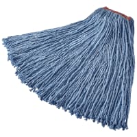 Rubbermaid FGF51800BL00 24 oz Premium Mop Head - 1" Headband, 4 Ply Cotton/Rayon/Synthetic B...