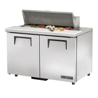 True TSSU-48-10-HC ADA 48" TSSU Series Sandwich/Salad Prep Table w/ Refrigerated Base, 115v