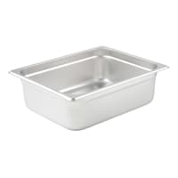 Winco SPJP-204 Half Size Steam Pan, Stainless
