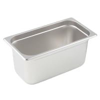 Winco SPJP-306 Third Size Steam Pan, Stainless