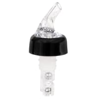 American Metalcraft MPC125C Measure Pourer w/ 1 1/4 oz Capacity &amp; Black Collar, Clear