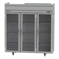 Beverage-Air HFPS3-5G 78" Three Section Reach-In Freezer, (3) Glass Doors, 208v/1ph