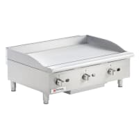 Cecilware Pro 36" Gas Griddle w/ Manual Controls - 1" Steel Plate, Convertible (GCP36)