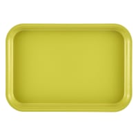 Cambro 1015MT145 Rectangular Market Display Tray - 10 1/8" x 15" x 3/4", Yellow