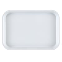 Cambro 1015MT148 Rectangular Market Display Tray - 10 1/8" x 15" x 3/4", White