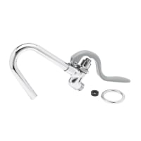 T&S 002851-40 10 1/2" Hook Nozzle & Spray Valve - Brass, Chrome Plated