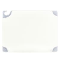 San Jamar CBG182412WH Saf-T-Grip Cutting Board, 18 x 24 x 1/2 in, NSF, White