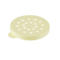 Tablecraft 166DT Universal Dredge Lid for Cheese - Polycarbonate, Yellow