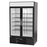 Beverage-Air MMR44HC-1-B 47" MarketMax™ Two Section Glass Door Merchandiser - (2) Left/Right...