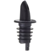 Tablecraft 35BK Plastic Free Flow Pourer, Black
