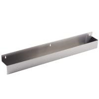 Tablecraft 5142 42" Single Stainless Speed Rail, Holds 10 Quart/Liter Bottles