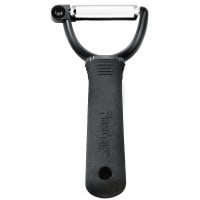Tablecraft E5602-SE Y Peeler w/ Serrated Edge, Ergonomic Soft Grip Handle