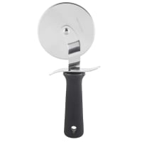 Tablecraft E5626 4" Pizza Cutter w/ Black Plastic Handle, Stainless Steel