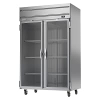Beverage-Air HF2HC-1G 52" Horizon Series Two Section Reach In Freezer, (2) Left/Right Hinge...