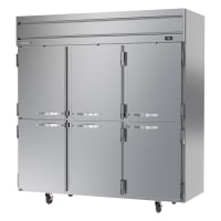 Beverage-Air HF3HC-1HS 78" Horizon Series Three Section Reach In Freezer, (6) Left/Right Hin...