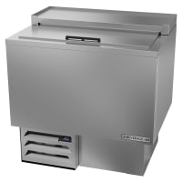 Beverage-Air GF34HC-S 1 Section Hydrocarbon Series Glass Chiller w/ 94 Mug Capacity - Stainless,...