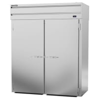 Beverage-Air PRT2HC-1AS 66" Two Section Roll Thru Refrigerator, (4) Left/Right Hinge Solid D...